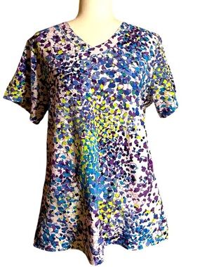 Carhartt Multi Colored Cross-Flex Scrub Top